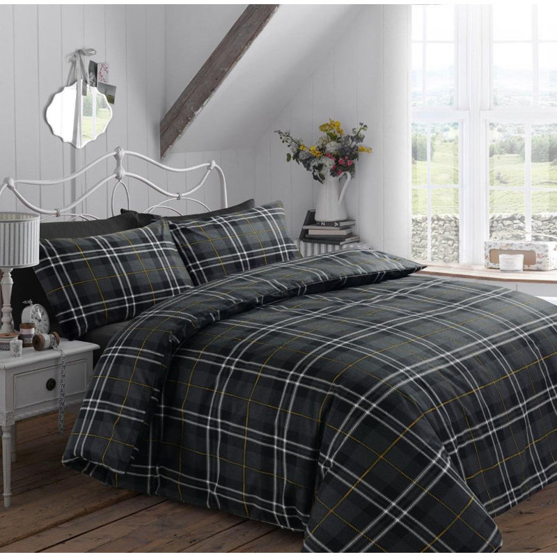 Brambly Cottage Patrica Brushed Cotton Duvet Cover Set & Reviews